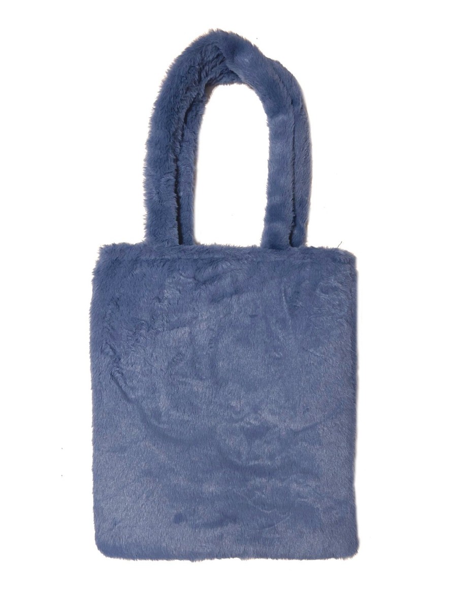 Disney Soft Plush Fluffy Stitch Tote Bag With Angel Charm | eBay