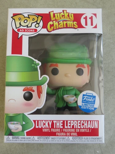 Funko Pop! Ad Icons Lucky Charms #11 Lucky The Leprechaun Funko.Com Figure + Box