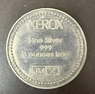 Vintage Xerox Johnson Matthey Jmc 3 Oz .999 Silver Round / Bar / Puck Non Poured