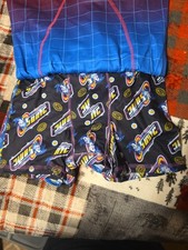 Sonic the Hedgehog Boys 4-Pack Athletic Boxer Briefs Wicking Size Large 10-12