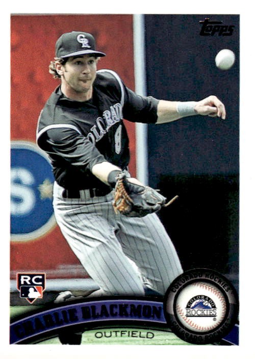 2011 Topps Update #US231 Charlie Blackmon Gold #/2011