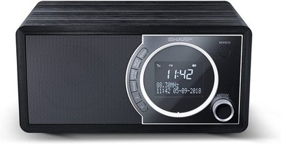 Sharp DR-450(BK) Digitalradio, UKW/DAB/DAB+, Bluetooth 4.2, Weckfunktion, Midn