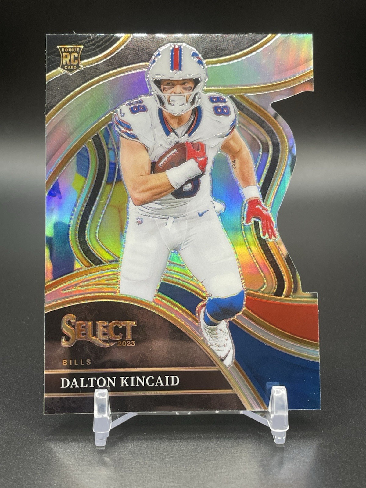2023 Select Dalton Kincaid Red & Blue Club Level Prizm Die-Cut RC 281