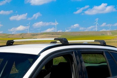 Silver Roof Rack Cross Bars For Hyundai Palisade 2020-2021 for Flush rails