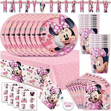 Minnie Mouse Birthday Party Decorations Kit