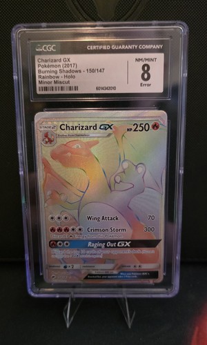 Charizard-GX graded CGC 8 for sale on eBay