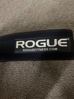 Rogue Fitness Power Weightlifting Belt Black Leather Med. 4  Width 26 -35 
