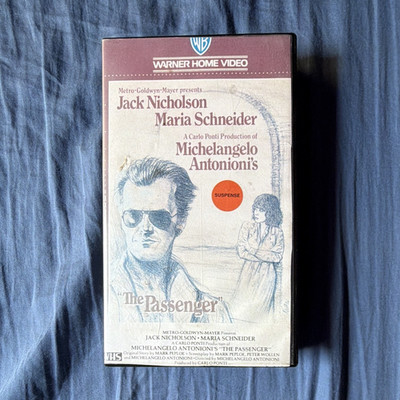 The Passenger VHS Warner Home Video NTSC English PG 1975 Antonioni Nicholson
