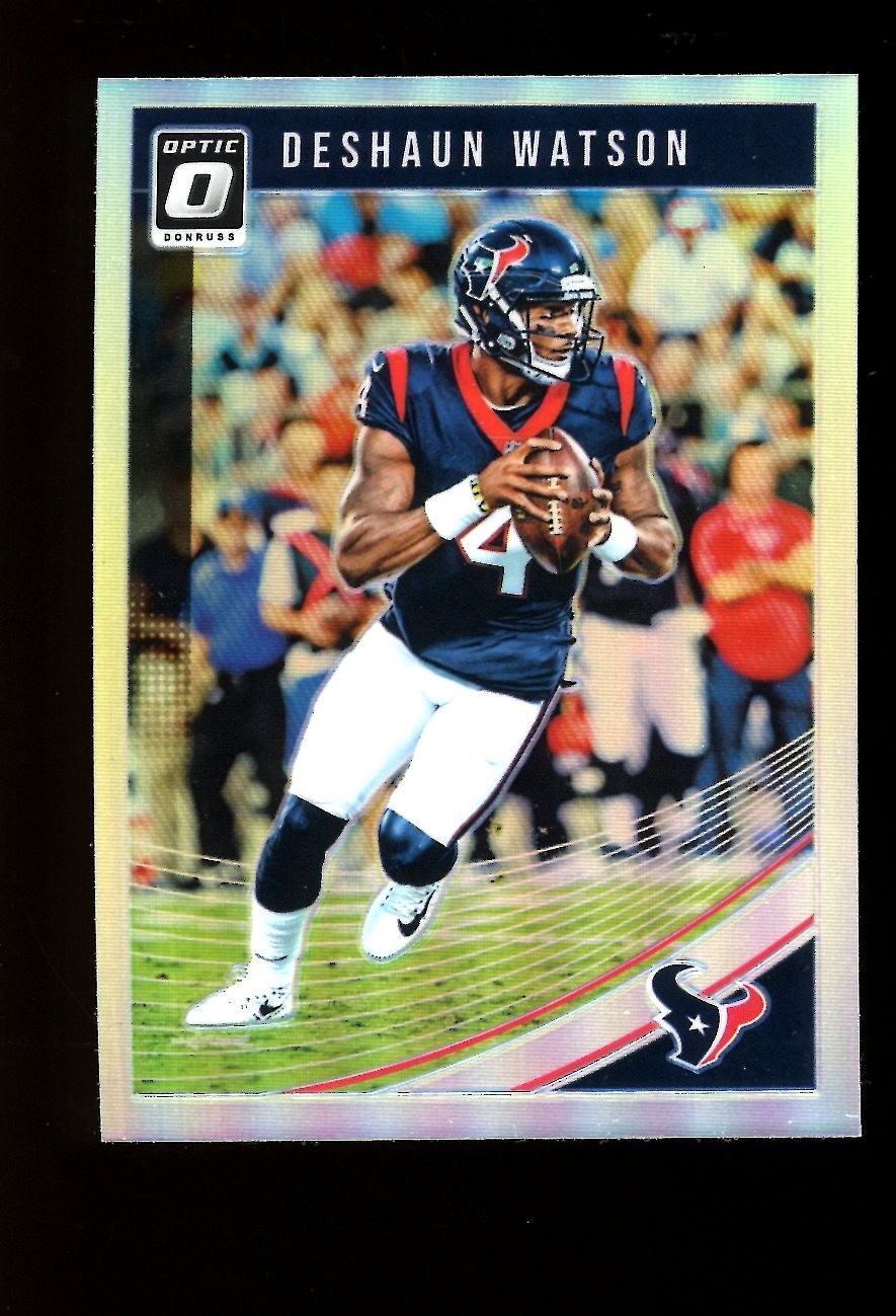 2018 Panini Donruss Optic SILVER HOLO #40 Deshaun Watson Houston Texans