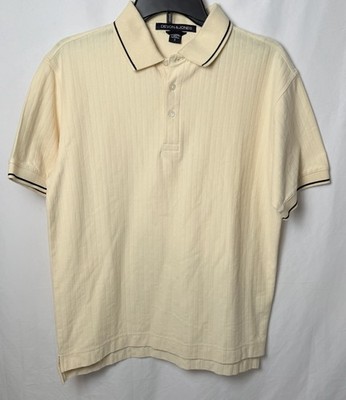Devon & Jones  Men's Tipped Perfect Pima Interlock Polo Size-S