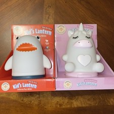 Firefly Kid  s Lantern Finn The Shark Night Light Soft Material Set Of 2