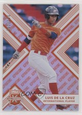 2018 Panini Elite Extra Edition Aspirations Orange 1/100 Luis De La Cruz hg6