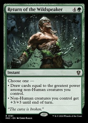 1x Return of the Wildspeaker MTG - Commander: Murders at Karlov Manor - NM-Mint