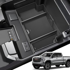 Center Console Organizer for 2022-2025 2026 Chevy Silverado/GMC Sierra 1500 ...