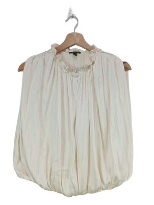 CURRENT AIR ärmellose Bluse Damen Bluse Gr. DE 34 hellgelb Party-Look