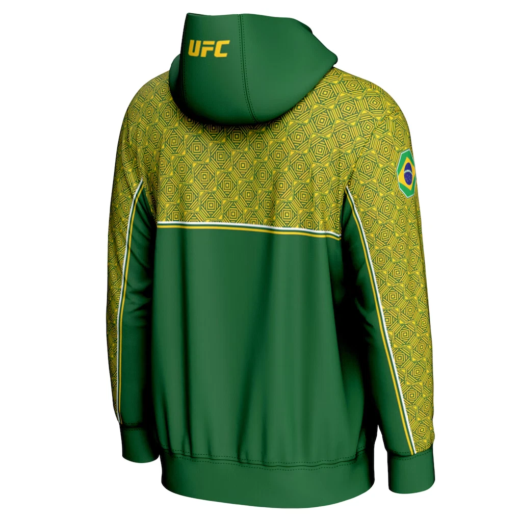 Green UFC Fight Night Brazil Hoodie