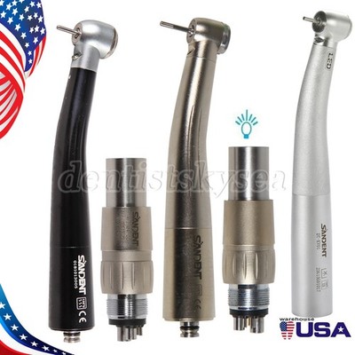 NSK KAV Style Dental Fiber Optic LED High Speed Handpiece Quick Coupler 6 Holes