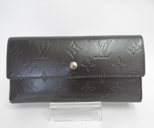 LOUIS VUITTON Monogram Matte Porte Tresor International Wallet F#54376