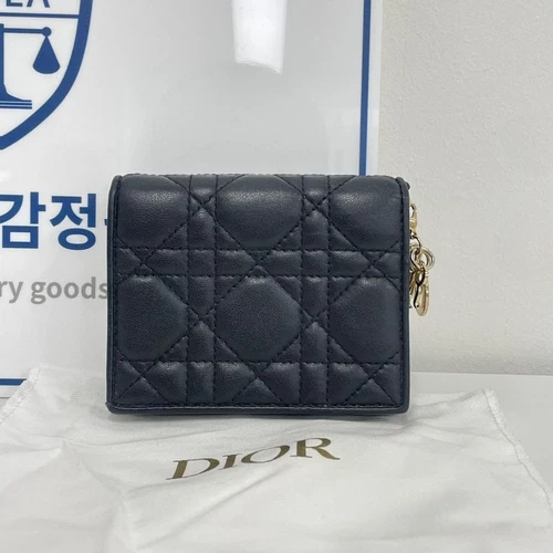 Portefeuille zippé Dior Christian Cannage S0178ONMJ 115093800