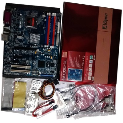 AOpen AX33G-UL LGA775 Mainboard für Core2Duo gebraucht