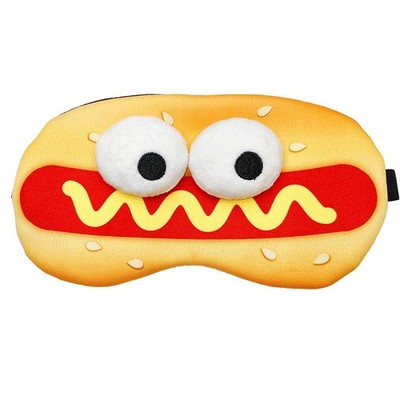 Sleep Eye Masks, Cute Plush Sleep Eye Cover Lightweight Adjustable Eyeshade F...