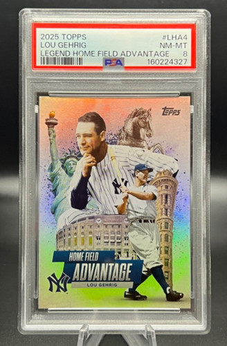 Lou Gehrig #LHA-4 2025 Topps Legendary Home Field Advantage card