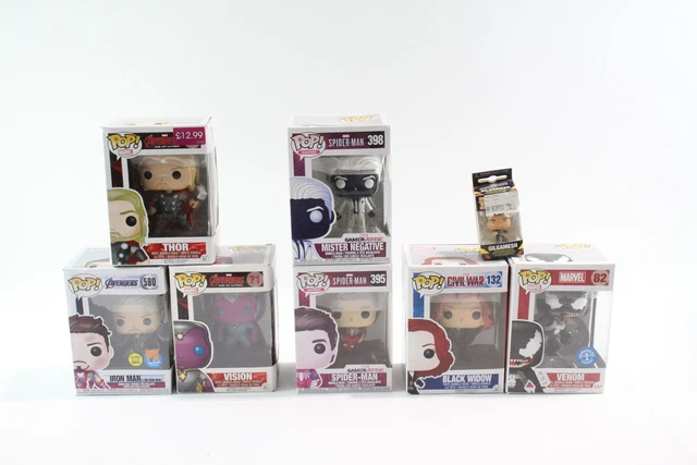 Funko Pop Marvel Collection Inc Thor Spider-Man Iron-Man