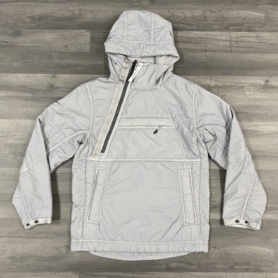 NIKE JACKET TECH PACK DYED INSULATED POPOVER ANORAK GREY SIZE XS