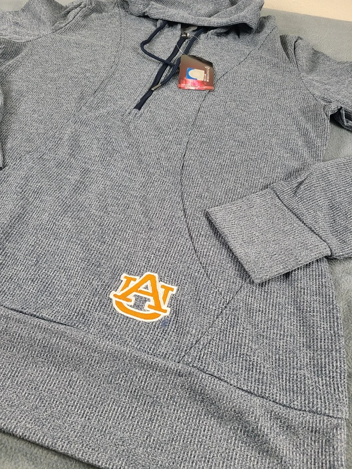 Antigua Auburn Tigers Women's Justice Pullover Hoodie 1/4 Zip Size L NWT - Image 3 of 4