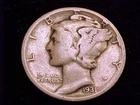 1931-D  Mercury Dime, Good to Very Good  Grade