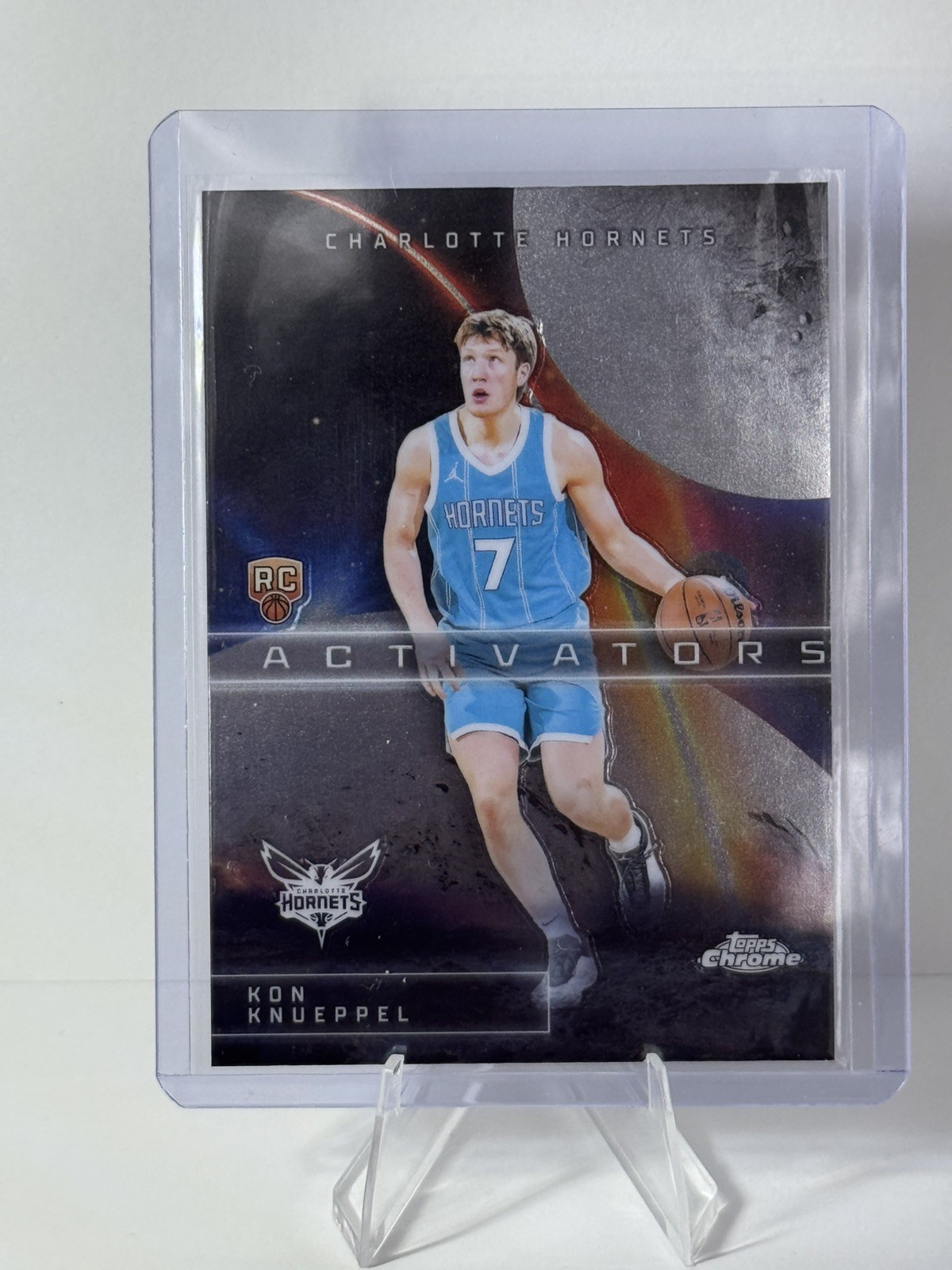 Kon Knueppel 2025 Topps Chrome Activators RC #AC14 Hornets Rookie CARD