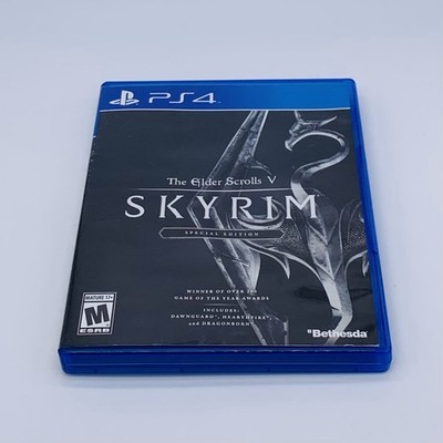Elder Scrolls V 5: Skyrim Special Ed PS4 2016 Complete w/ Manual & Insert No Map