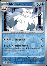 POKEMON ABOMASNOW 060/182 DESTINED RIVALS UNCOMMON REVERSE HOLO LP