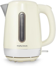 Morphy Richards Equip Kettle, 1.7L, 3Kw Rapid Boil, Removeable Limescale Filter,