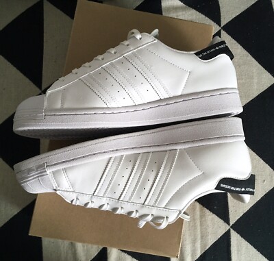 Schuhe Sneaker ADIDAS SUPERSTAR PARLEY Total White Neu Limited Ed.