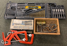 JOB LOT TOOLS DRILL IBIT SET RIVETER SET CLAMPS ALLEN KEYS RDGTOOLS