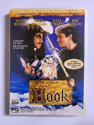 Hook (DVD, 1991) Dustin Hoffman, Julia Roberts, Robin Williams