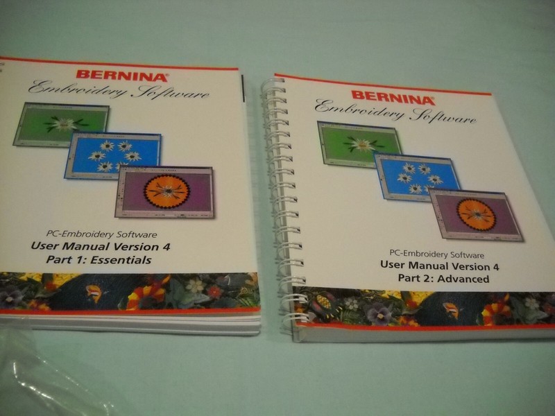 Bernina Embroidery Software User Manual Version 4   Part 1 & 2