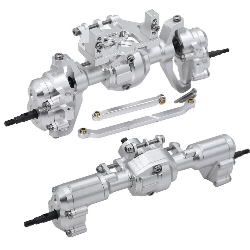 CNC Alu Front Rear Axle w/ Servo Mount Kit For 1/18 RC Crawler Redcat Ascent 18 - Image 3 of 4