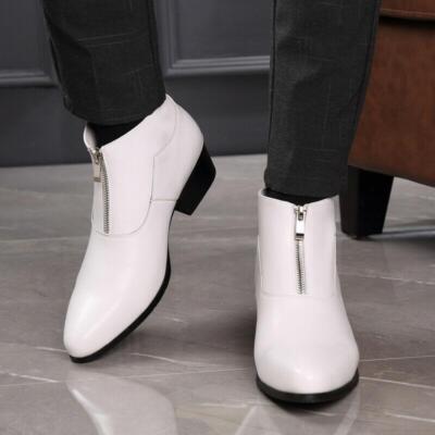 men's white dress boots Mens Our shoes are handmade in Spain with high quality materials from Italy and Spain Mens White Leather Dress Boots