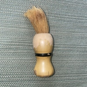 ANTIQUE Shaving Cream Brush  - Off-White/Cream Original Color - About 5”