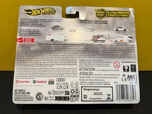 1/64 HOT WHEELS TEAM TRANSPORT DMC DeLOREAN & HW RALLY HAULER MULTI-COLOR - Picture 2 of 2