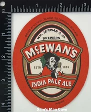 McEwan's India Pale Ale Beer Coaster