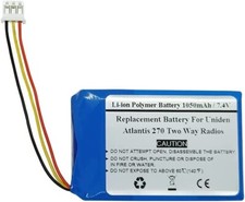 Replacement Battery For Uniden Atlantis 270 Two Way Radios, BBTG092001, BT-1035