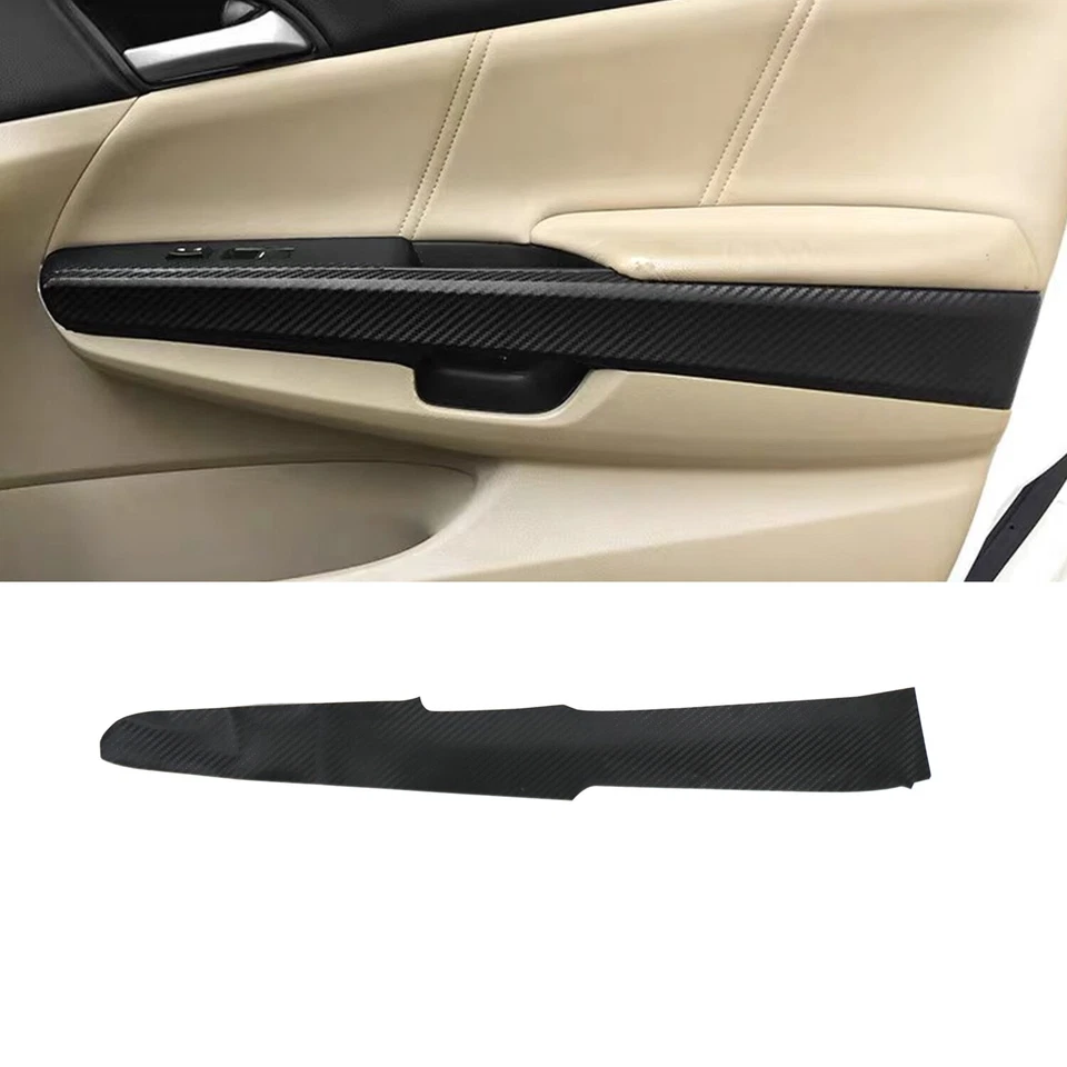Carbon Fiber Style Decor Interior Kit Cover Trim 29PC For Honda Accord 2008-2012 Foto 3 de 4