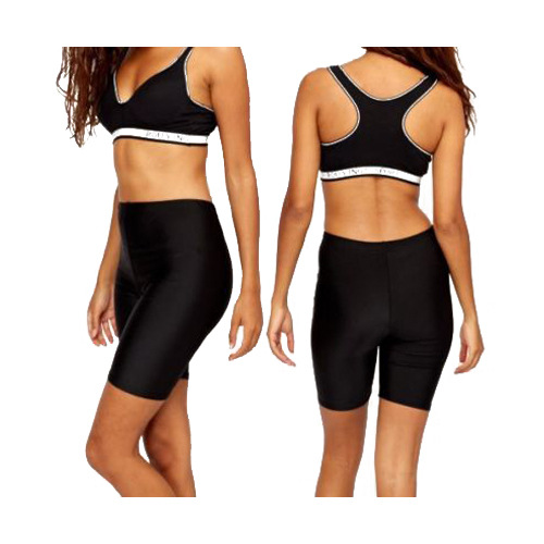 WOMENS CYCLING SHORTS LADIES DANCING SHORTS LEGGINGS BLACK COLOR