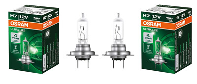2 x OSRAM ULTRA LIFE H7 12V 55W für VOLVO S80 I II S90 II V40 V50 V60