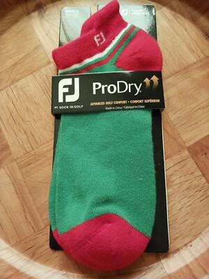 New LIMITED EDITION FootJoy ProDry FESTIVE ROLL TAB Socks
