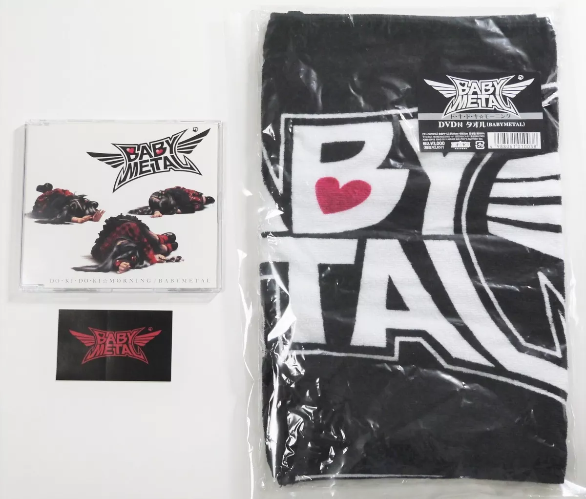 BABYMETAL DOKI DOKI MORNING 1st Single DVD with Towel SAKURA