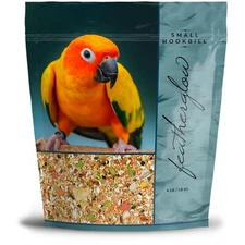 4 Pound Featherglow Avian Diet High Protein Pet Bird Food for Small Hookbills